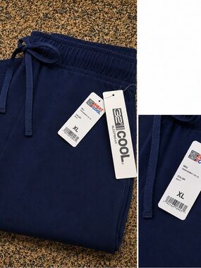 32 Degrees Cool Navy Drawstring Sleep Shorts XL